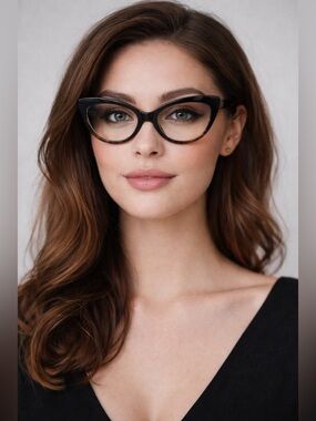 Kookai Black and Tortoiseshell Cat-Eye Glasses